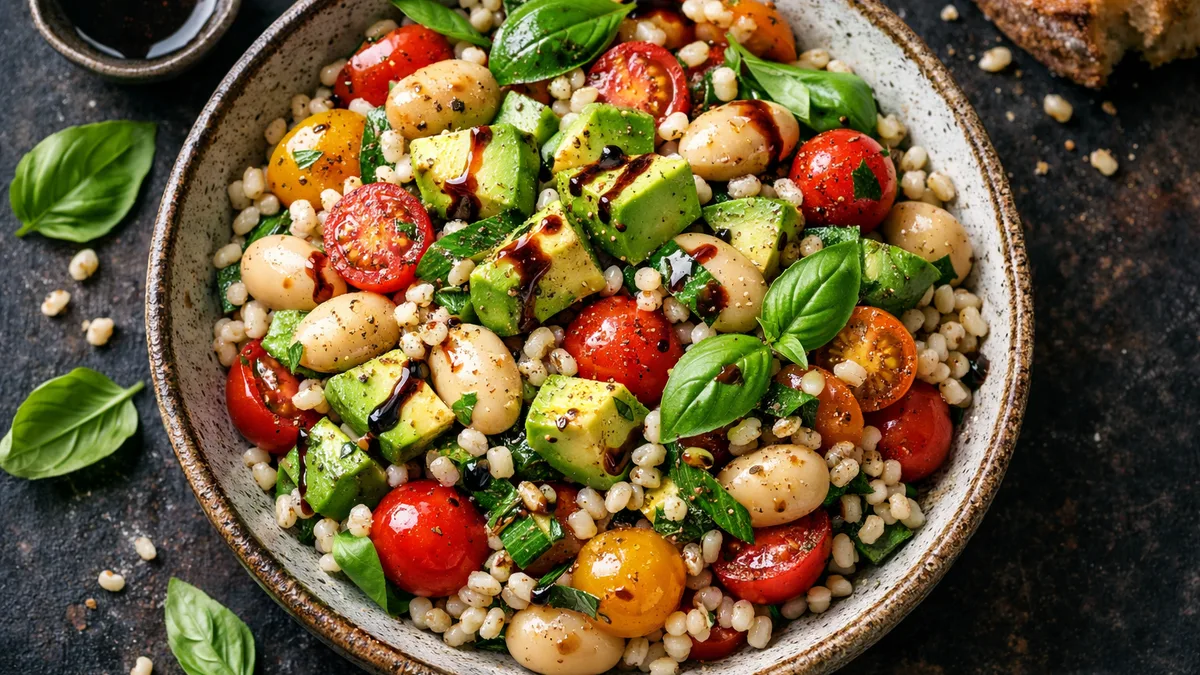 Barley & Avocado Salad