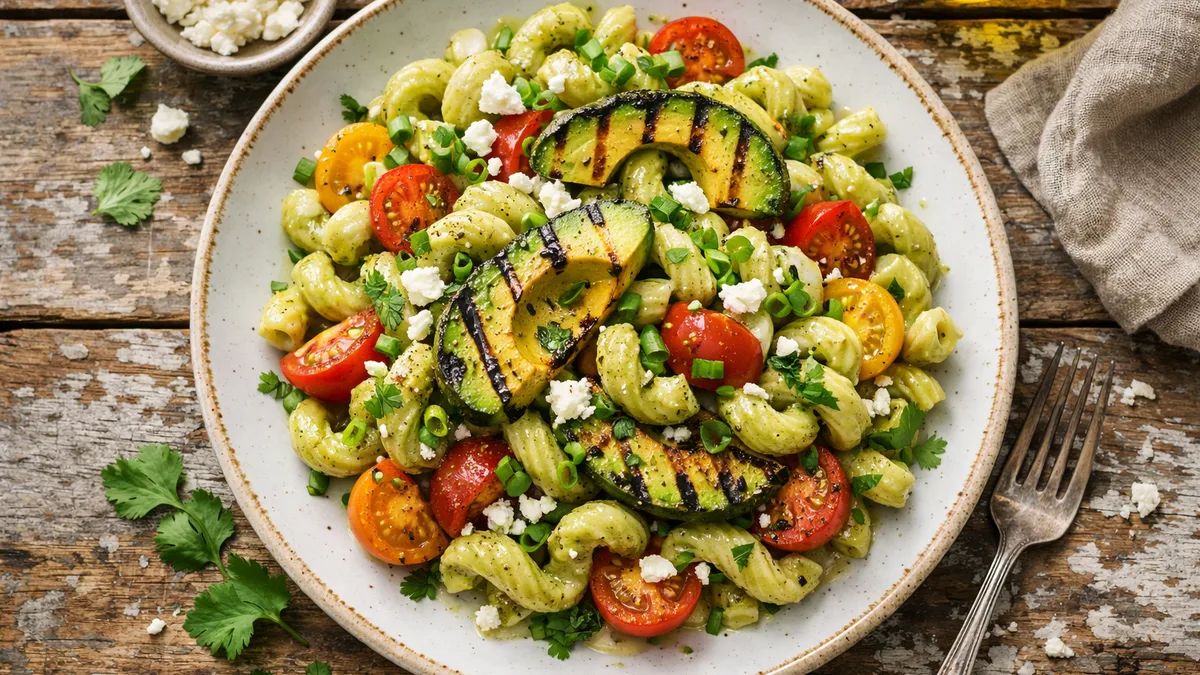 Charred Avocado Cavatappi