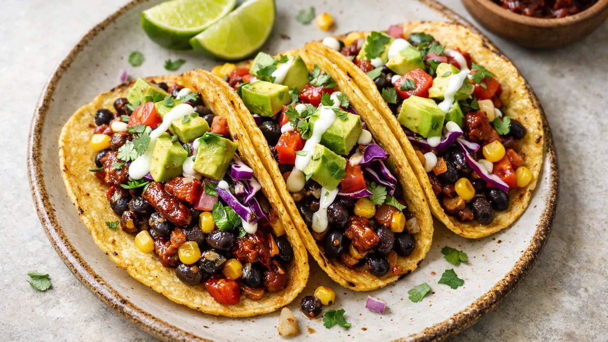 Chipotle Black Bean Tacos