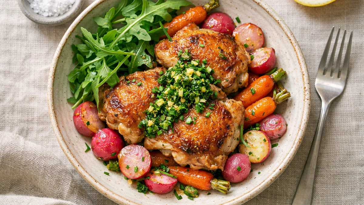 Crispy Chicken Thighs