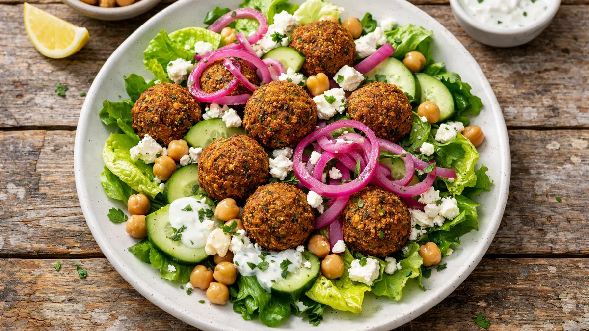 Crispy Falafel Salad
