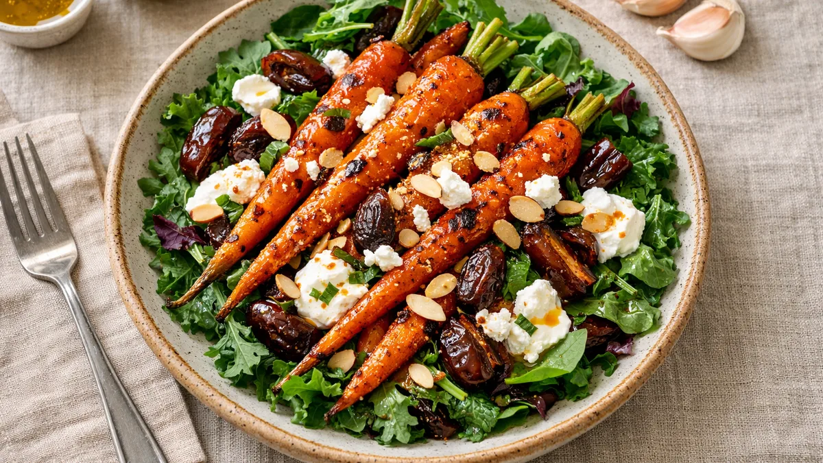 Whole Roasted Carrot Salad