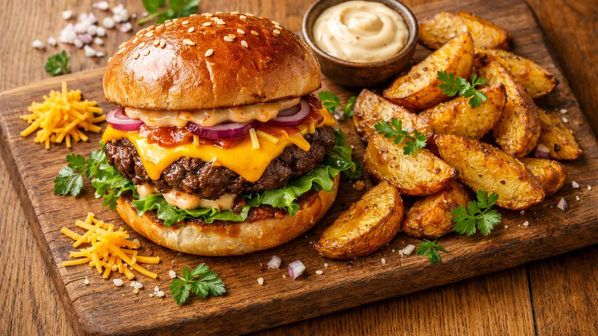 Le Cheeseburger & sa sauce secrète