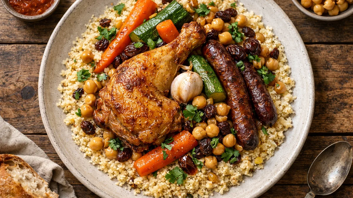Couscous royal poulet & merguez de Mamie Nadia