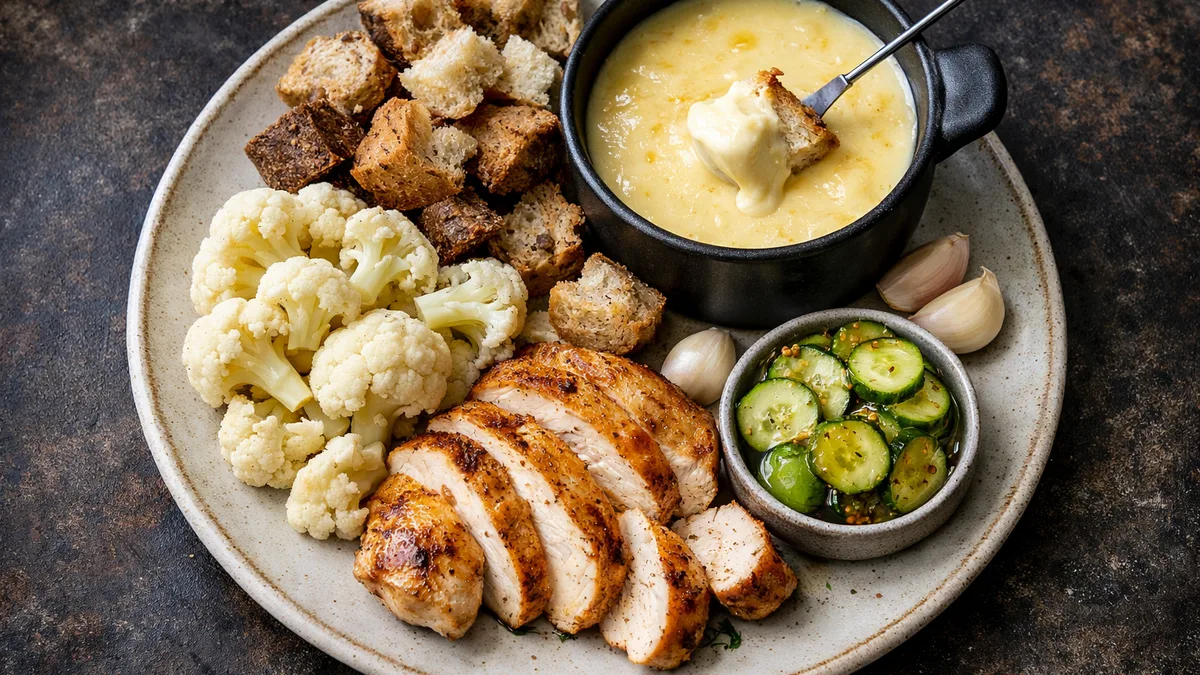 Fondue savoyarde aux 3 fromages