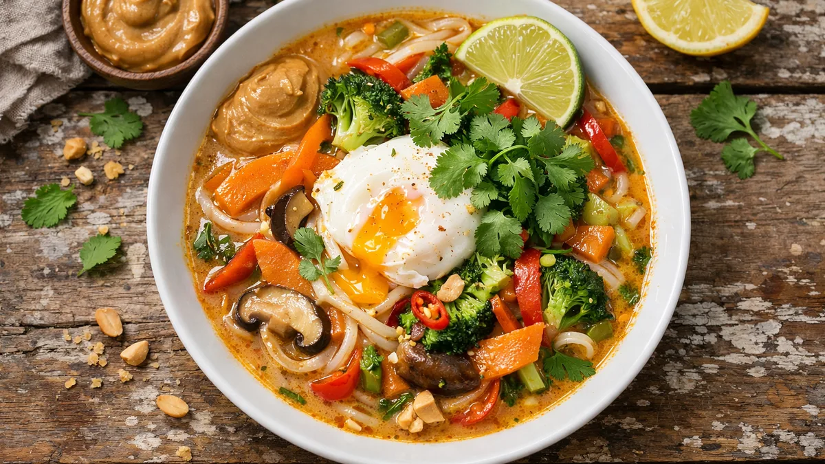 Laksa veggie pour survivre à la grisaille