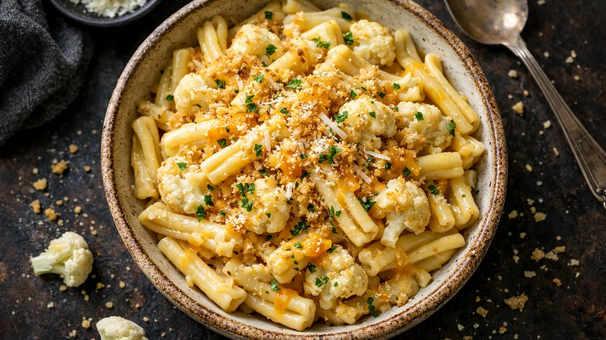 Mac & cheese au chou-fleur