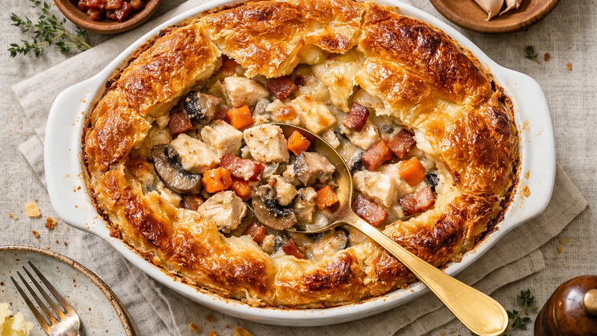 La Pot Pie au poulet & lardons du Prince Harry