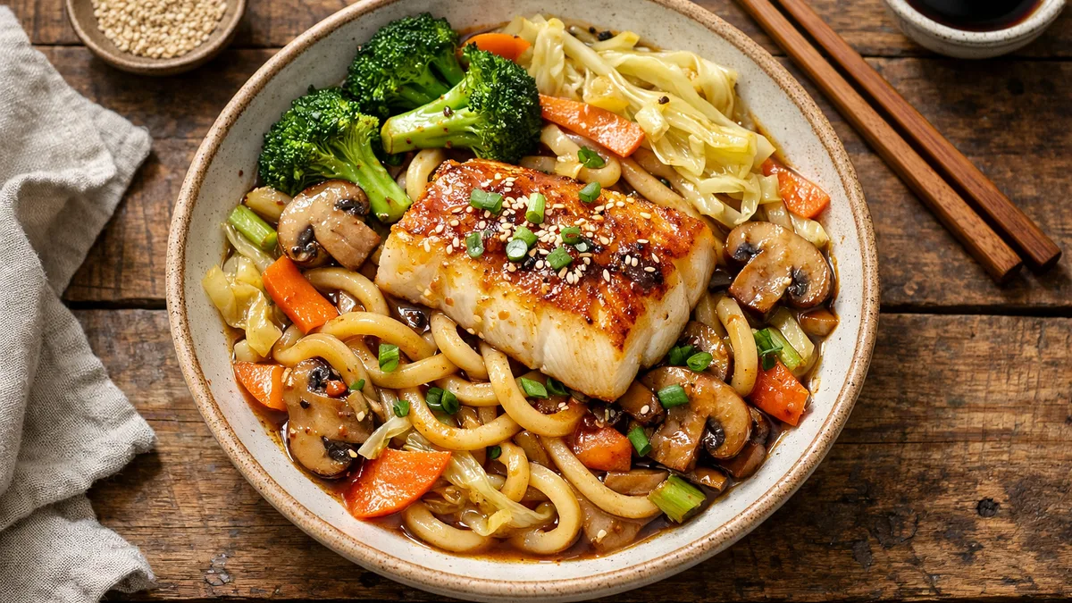 Ramen au cabillaud