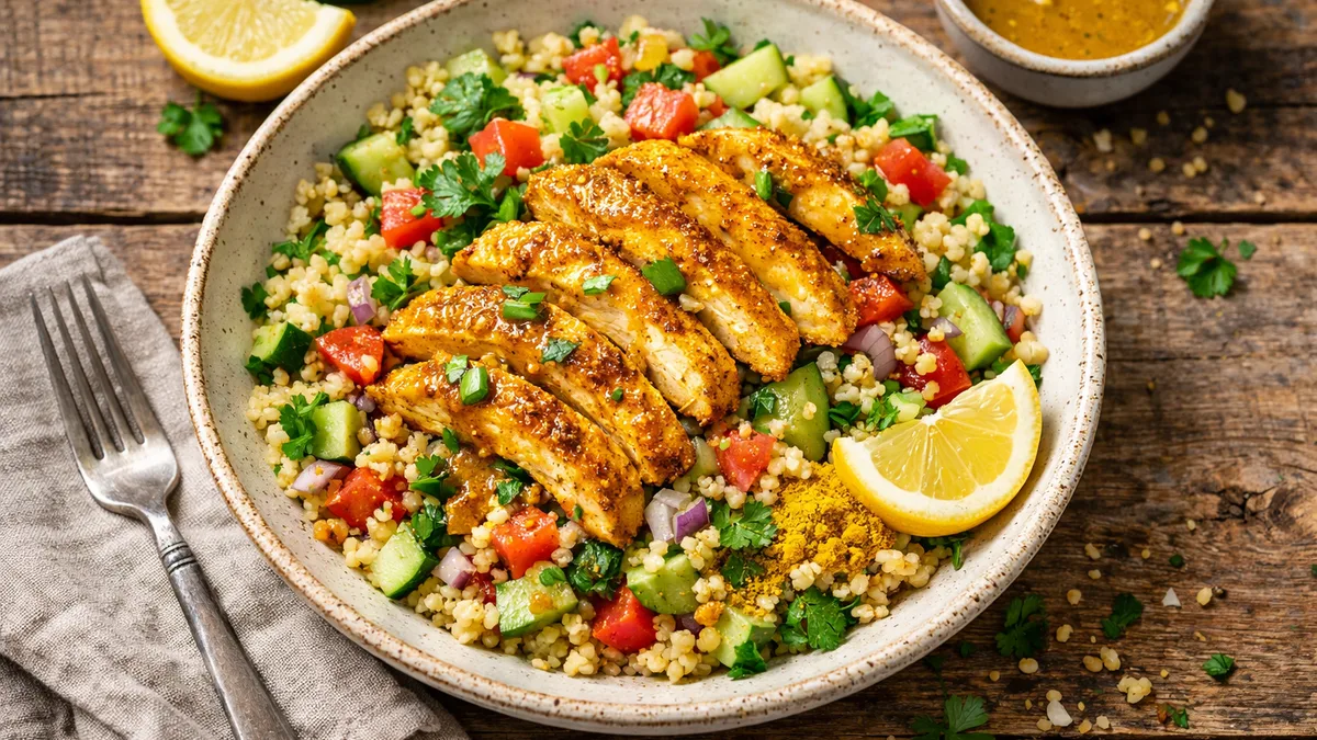 Salade façon taboulé à l’indienne