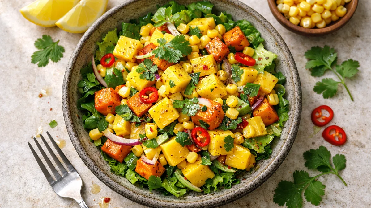 Salade de mangue façon ceviche