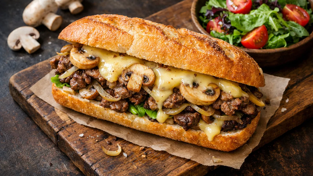Sandwich au bœuf & fromage à raclette